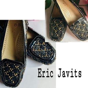 Eric Javits New York Slip on flats. Sz 9.5